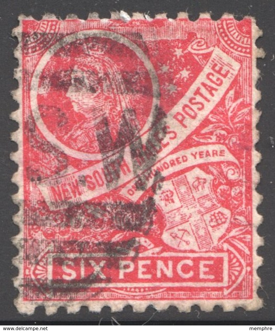 Victoria And Arms Of Colony 6d. Carmine Perf 11 X 12  SG 256 - Usati