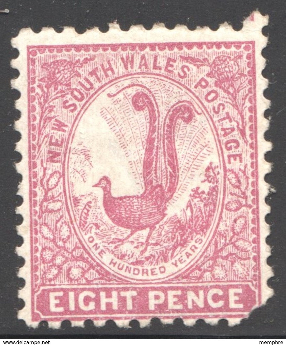 Lyrebird  Lilac  Perf 11 X 12  SG 257 MM  Cut LR Corner - Mint Stamps