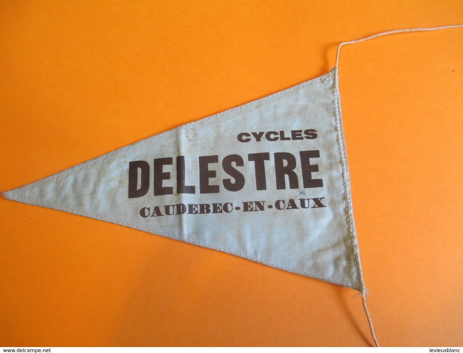 Sport/Cyclisme/ Fanion Ancien Publicitaire/Cycles DELESTRE / Caudebec En Caux/ 1950-1960      DFA21 - Wielrennen