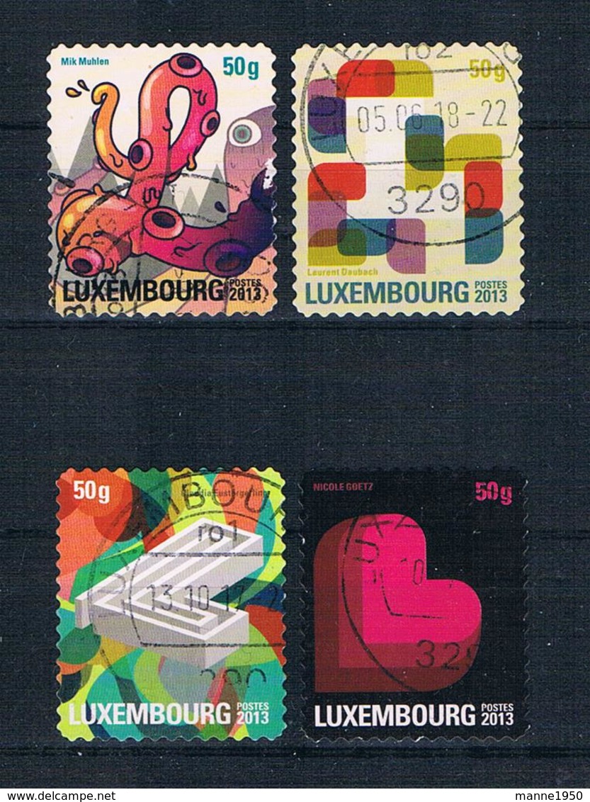 Luxemburg 2013 Mi.Nr. 1974/77 Kpl. Satz Gestempelt - Usati