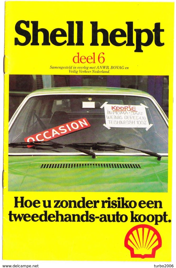 1980 SHELL helpt 18 autobrochure's van Shell uit de 80 er jaren  zie scans