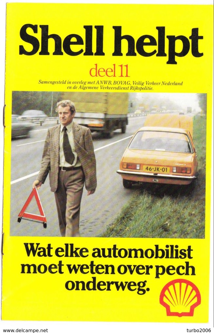 1980 SHELL helpt 18 autobrochure's van Shell uit de 80 er jaren  zie scans