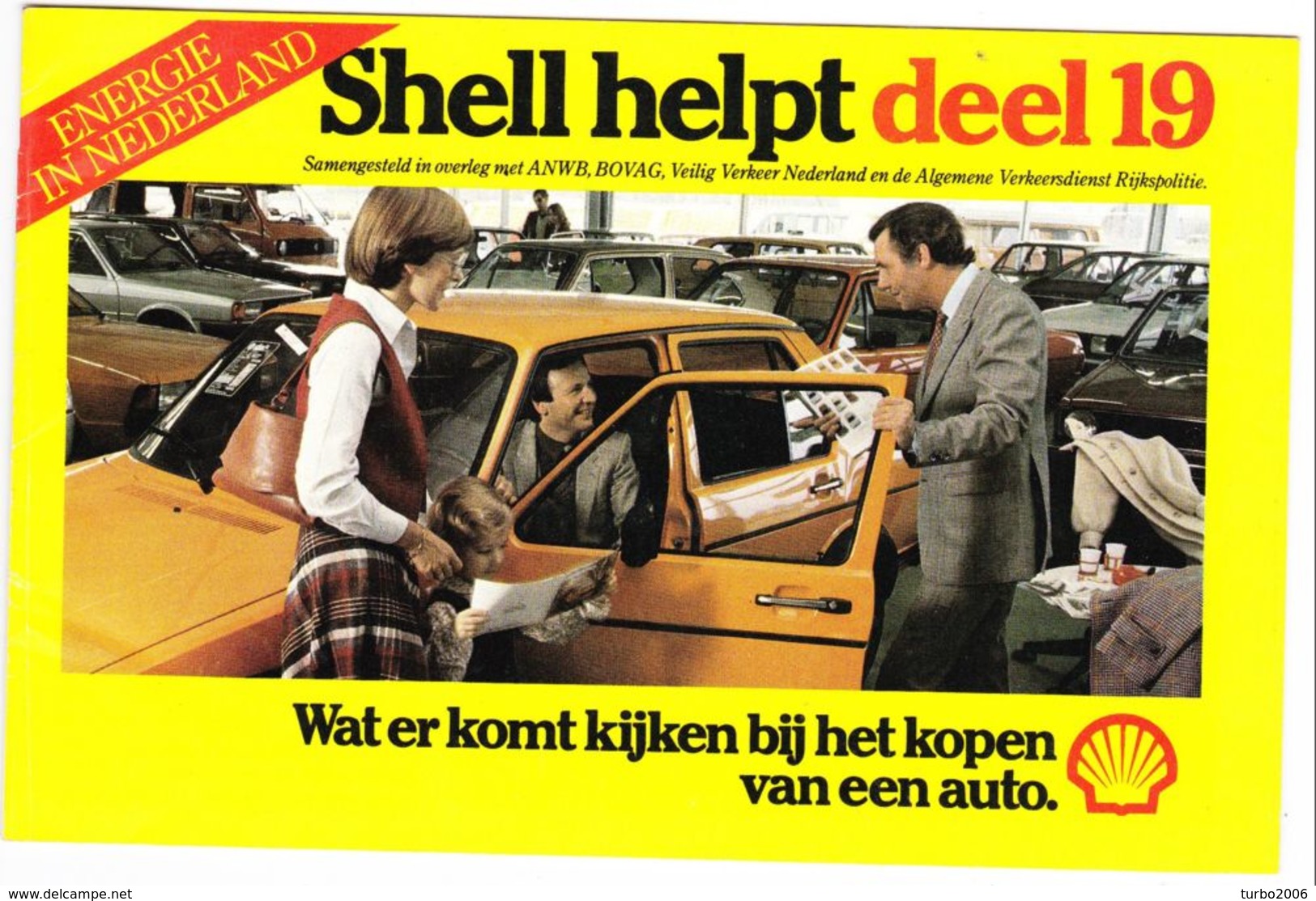 1980 SHELL helpt 18 autobrochure's van Shell uit de 80 er jaren  zie scans