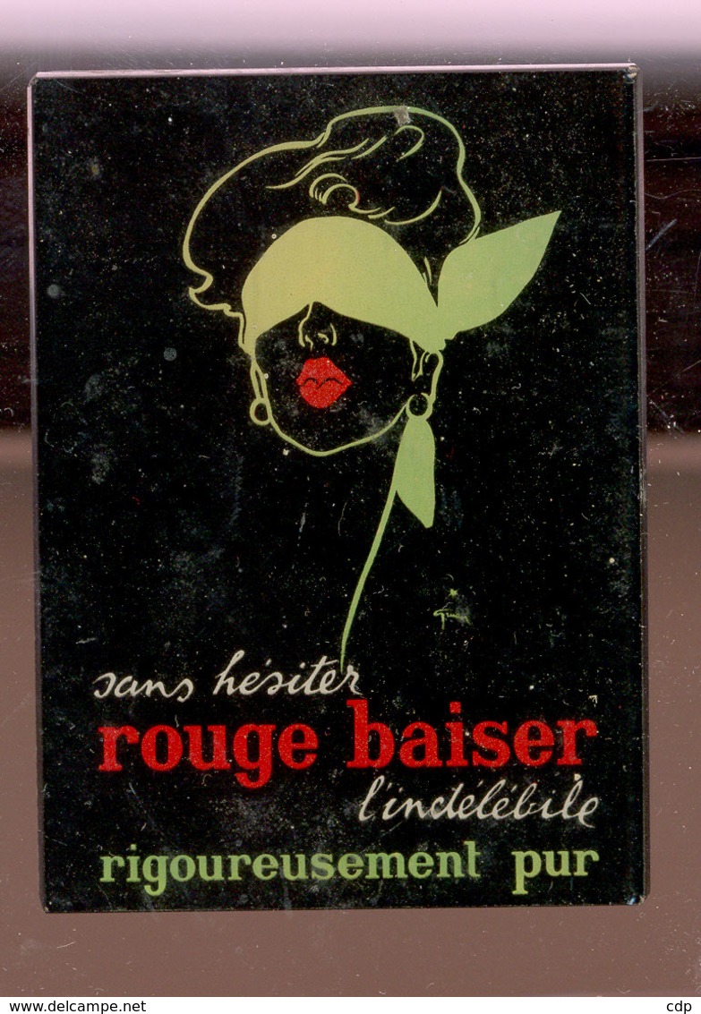 RARE  Miroir Publicitaire   Rouge Baiser - Accessories