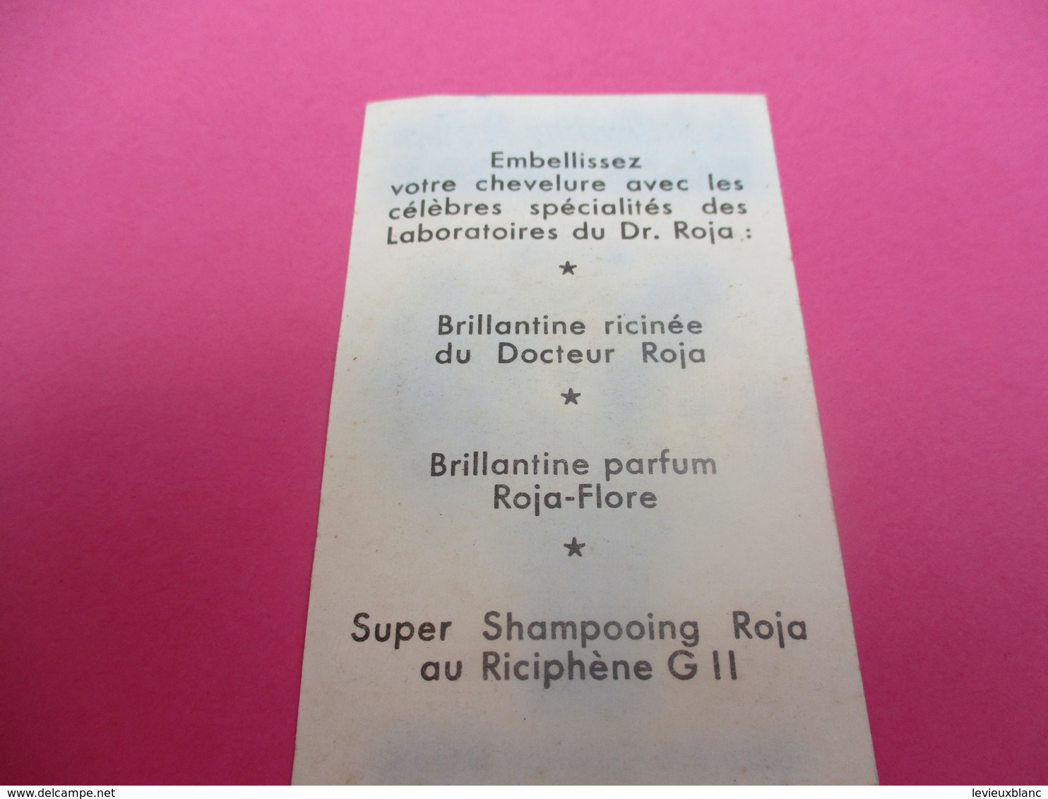 La Brillantine-Parfum ROJA FLORE/Bouquet De Fleurs Sent Bon/ / Vers 1930-50       PARF159 - Anciennes (jusque 1960)