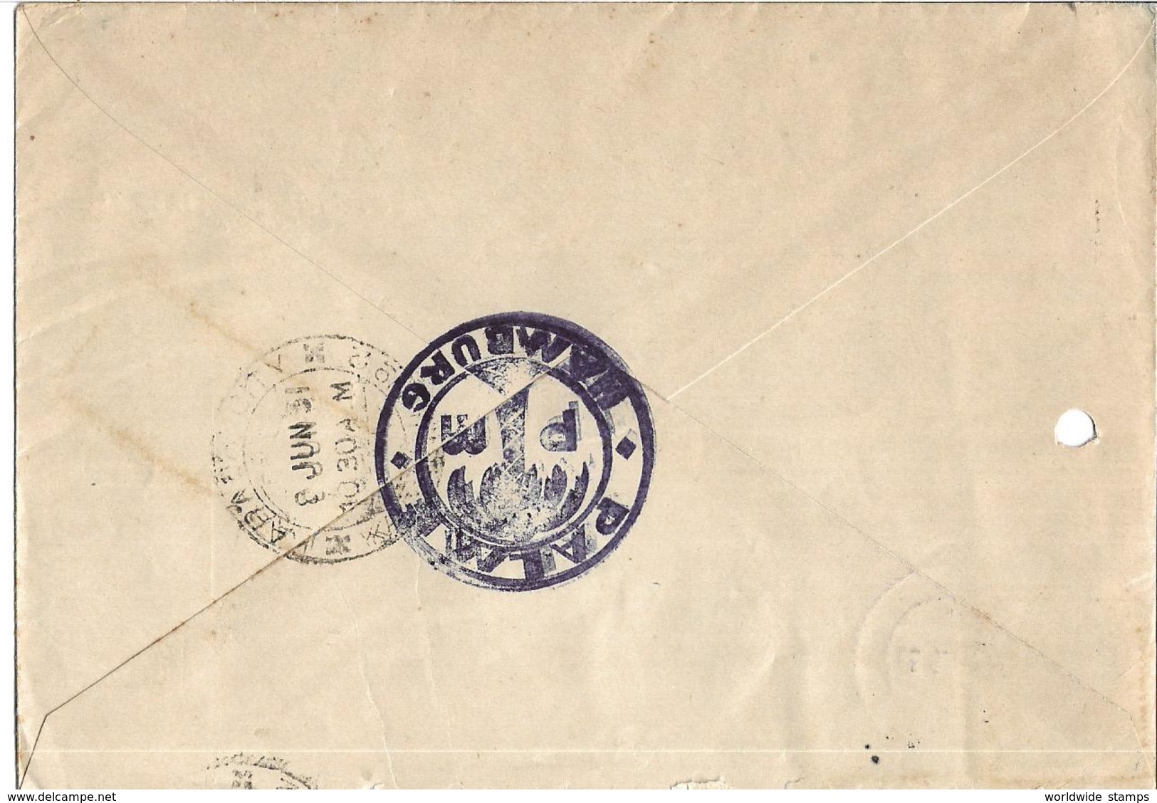 Germany Airmail 1948 Cologne Cathedral 50 Pf, 10 Pf To Pakistan. - Briefe U. Dokumente