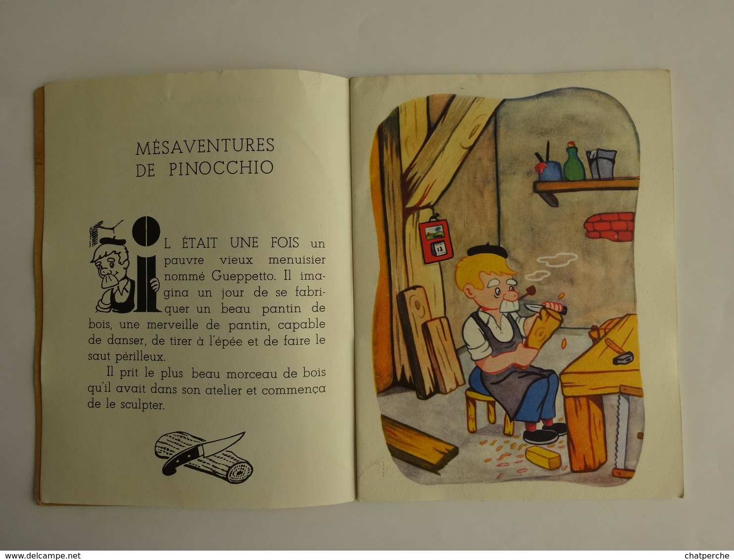 CONTE EDIT. BIAS PARIS N° 3 MÉSAVENTURES PINOCCHIO  CONTES GAI PIERROT 1952 LIVRE LECTURE  ILLUSTRATIONS GEORGES MEUNIER - Contes