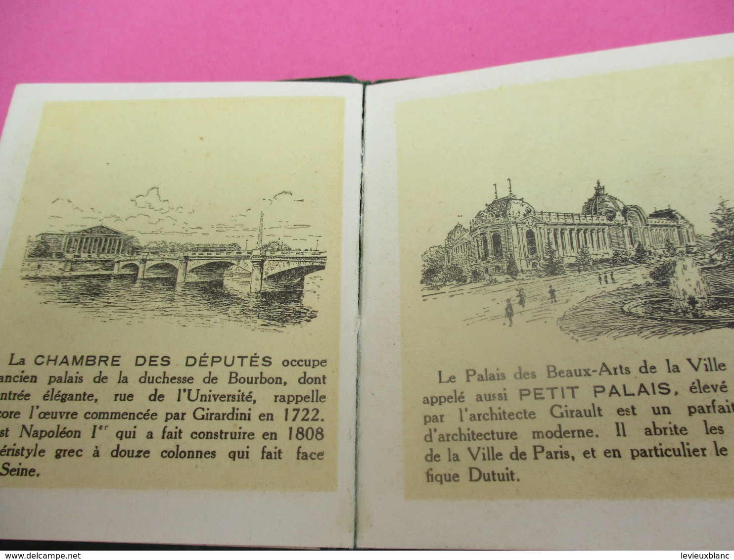 Petit Livret Touristique/ "PARIS MINIATURE"/Offert Par Les Grands Magasins Du PRINTEMPS/Vers 1900-20             VPN142 - 1901-1940