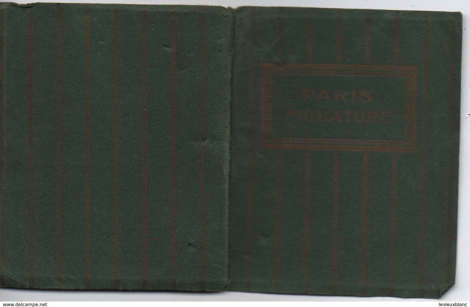 Petit livret touristique/ "PARIS MINIATURE"/Offert par les Grands Magasins du PRINTEMPS/Vers 1900-20             VPN142