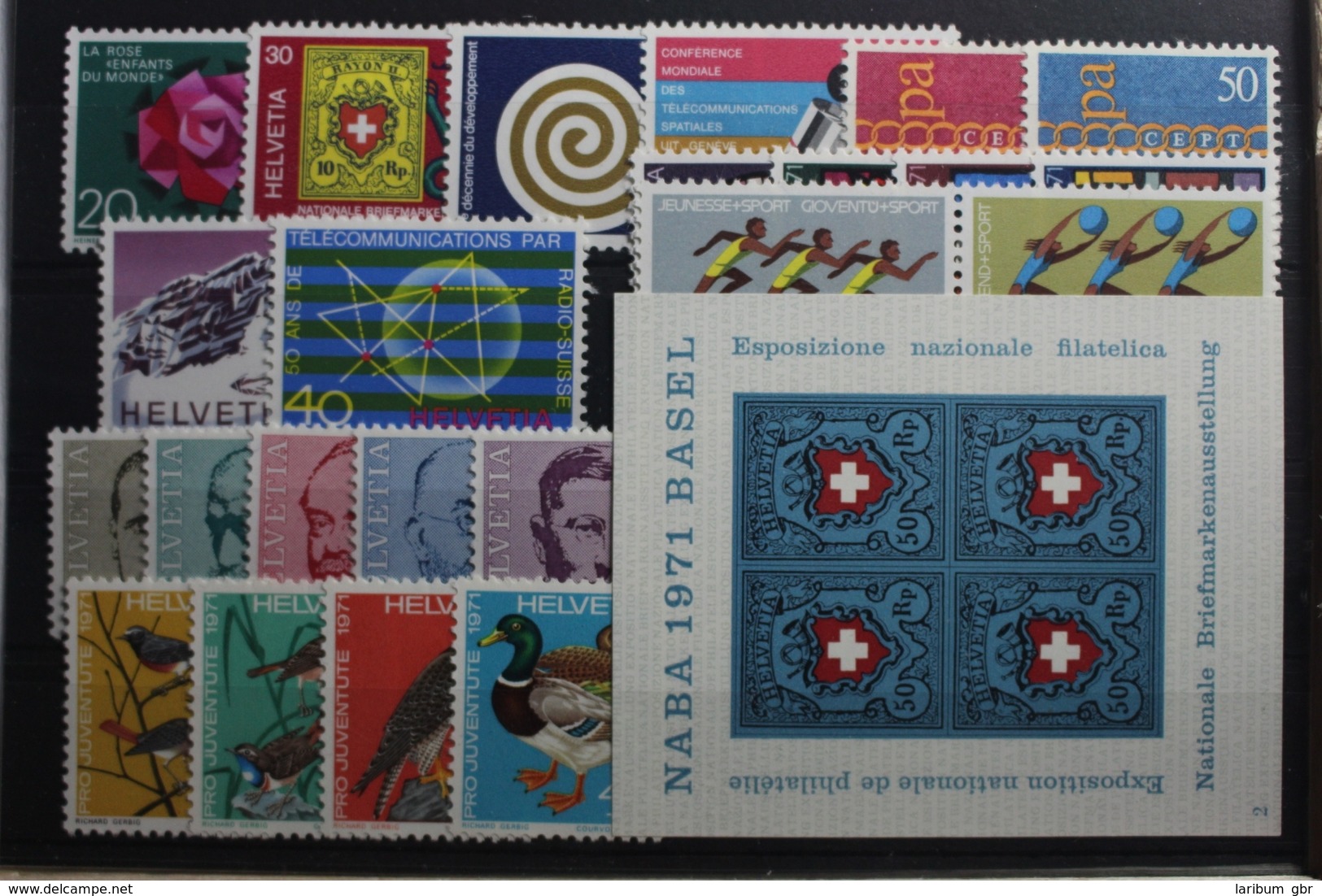 Schweiz Jahrgang 1971 Mit 940-963 ** Postfrisch #SG953 - Other & Unclassified