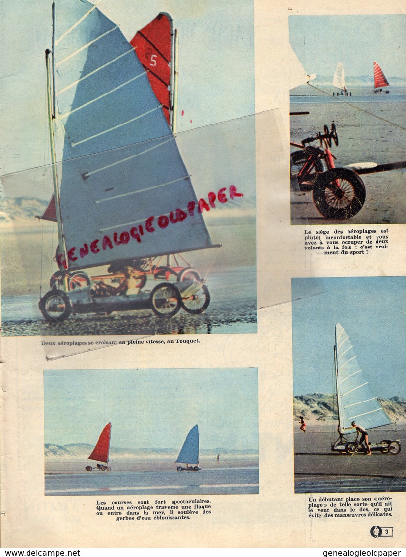 JOURNAL DES JEUNES TINTIN- N° 768- 1963- ROCK DERBY-AEROPLAGE BERCK PLAGE-62-VOITURE A VOILE-COSMONAUTE-EXODUS 47- - Tintin