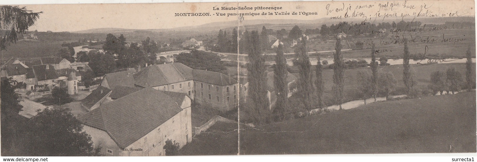 CPA Double Montbozon / Vue De La Vallée De L' Ognon / 70 Haute-Saône - Autres & Non Classés