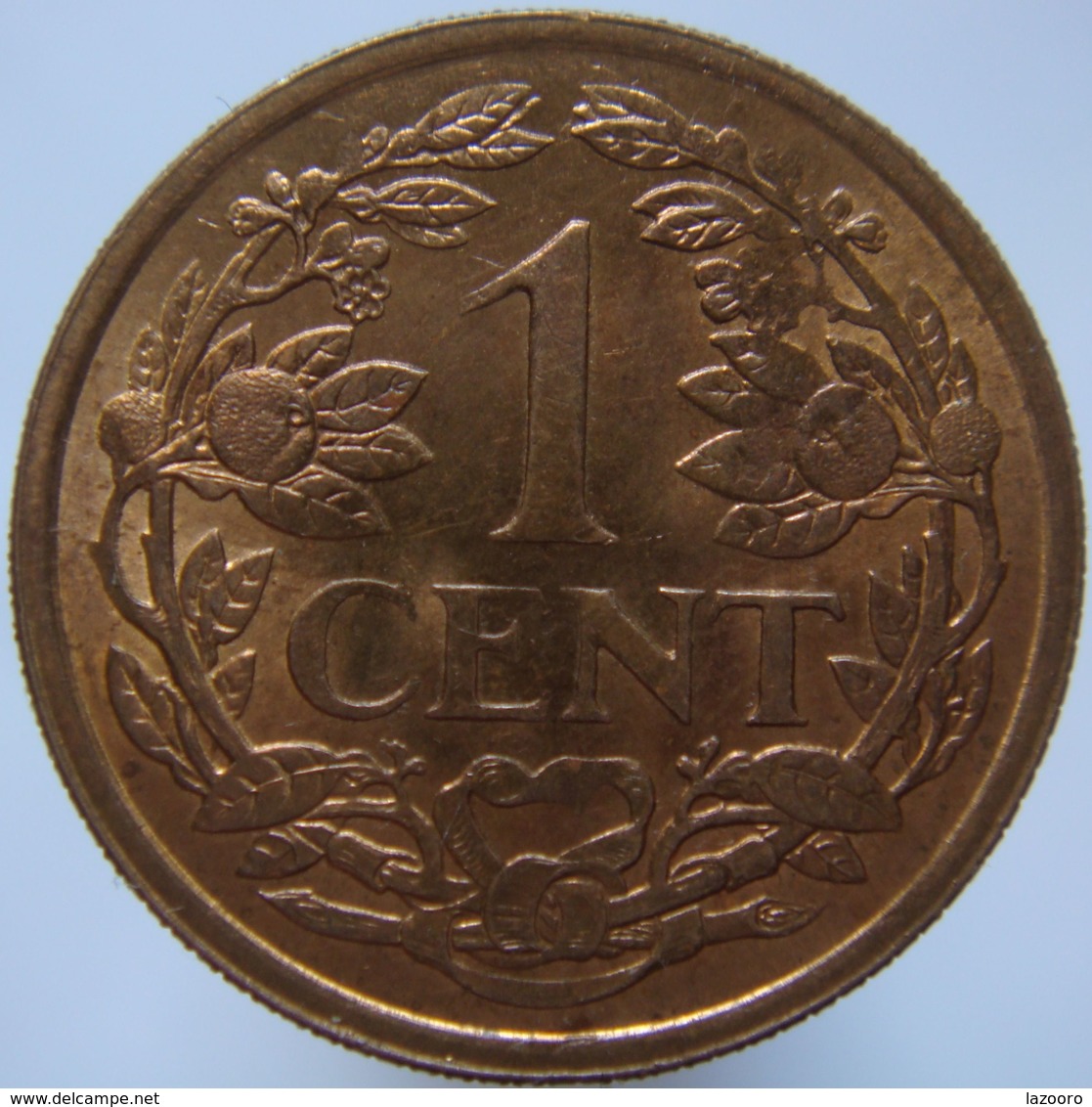 Netherlands Antilles 1 Cent 1968 AUNC / UNC - Antille Olandesi