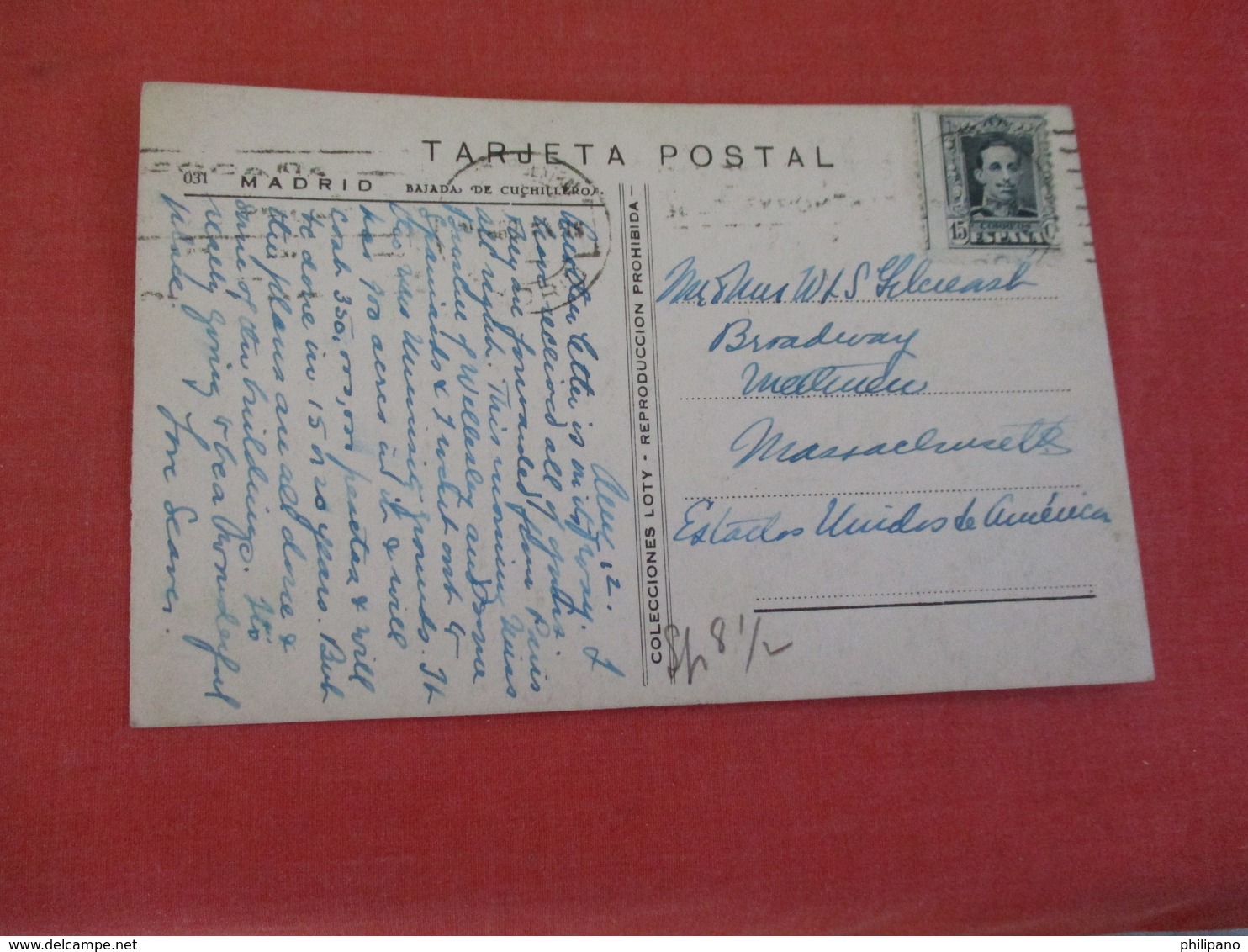 RPPC   Spain > Madrid Has Stamp & Cancel----ref 3063 - Madrid