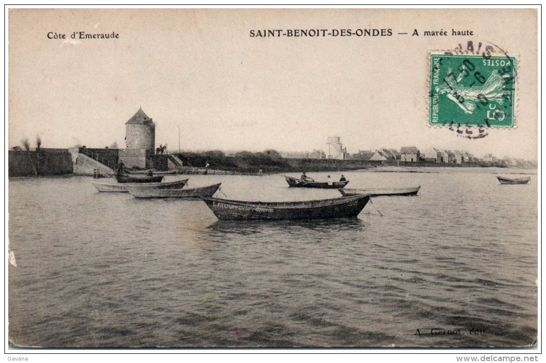 35 SAINT-BENOIT-des-ONDES - A Marée Haute - Other & Unclassified