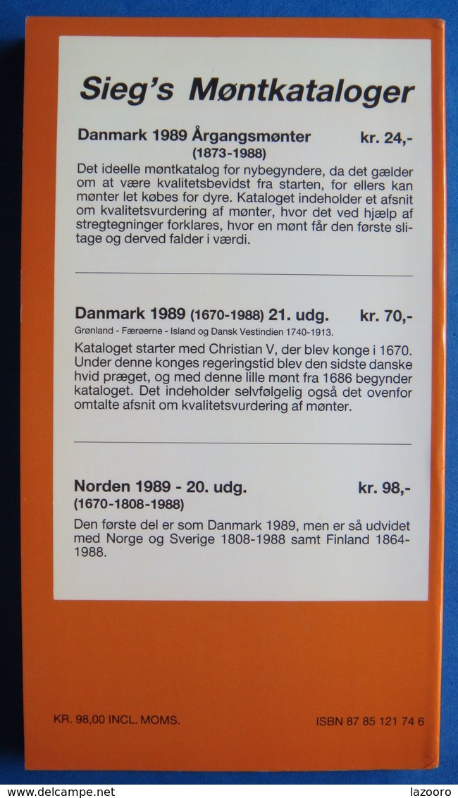 LaZooRo: Sieg Montkatalog Norden 1989 - Coin Catalog - Libri & Software