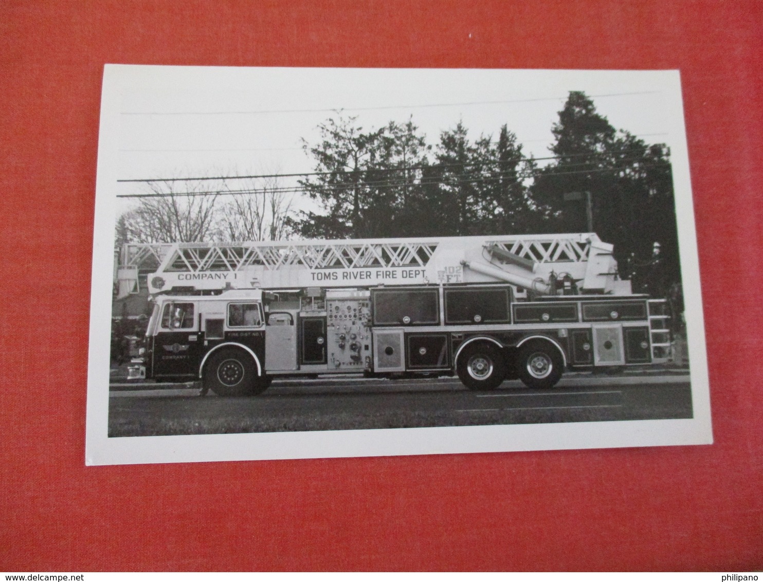 RPPC Toms River Fire Department  "circa 1992'   Ref 3063 - Sapeurs-Pompiers