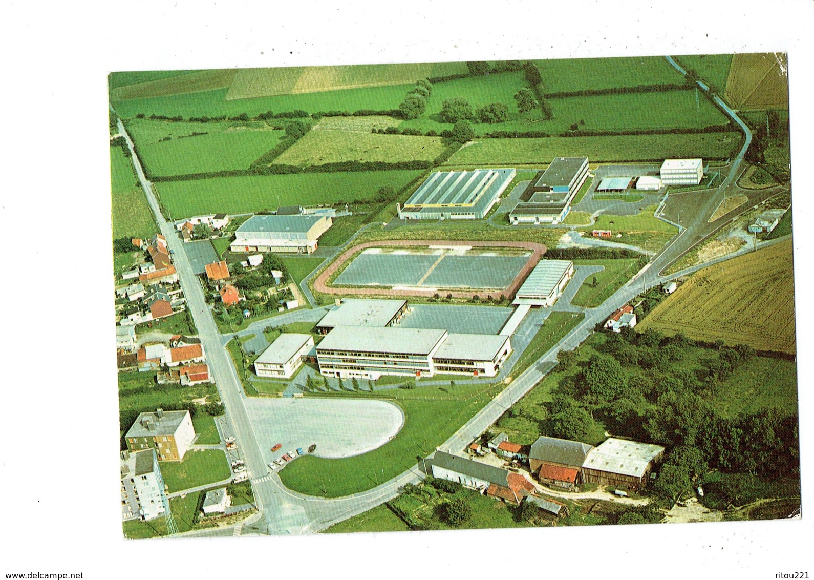 Cpm - 59 - Feignies - Collège JEAN ZAY Lycée Enseignement Professionnel - 1986 - Terrain Sport Basket-ball Ou Hand-ball - Feignies