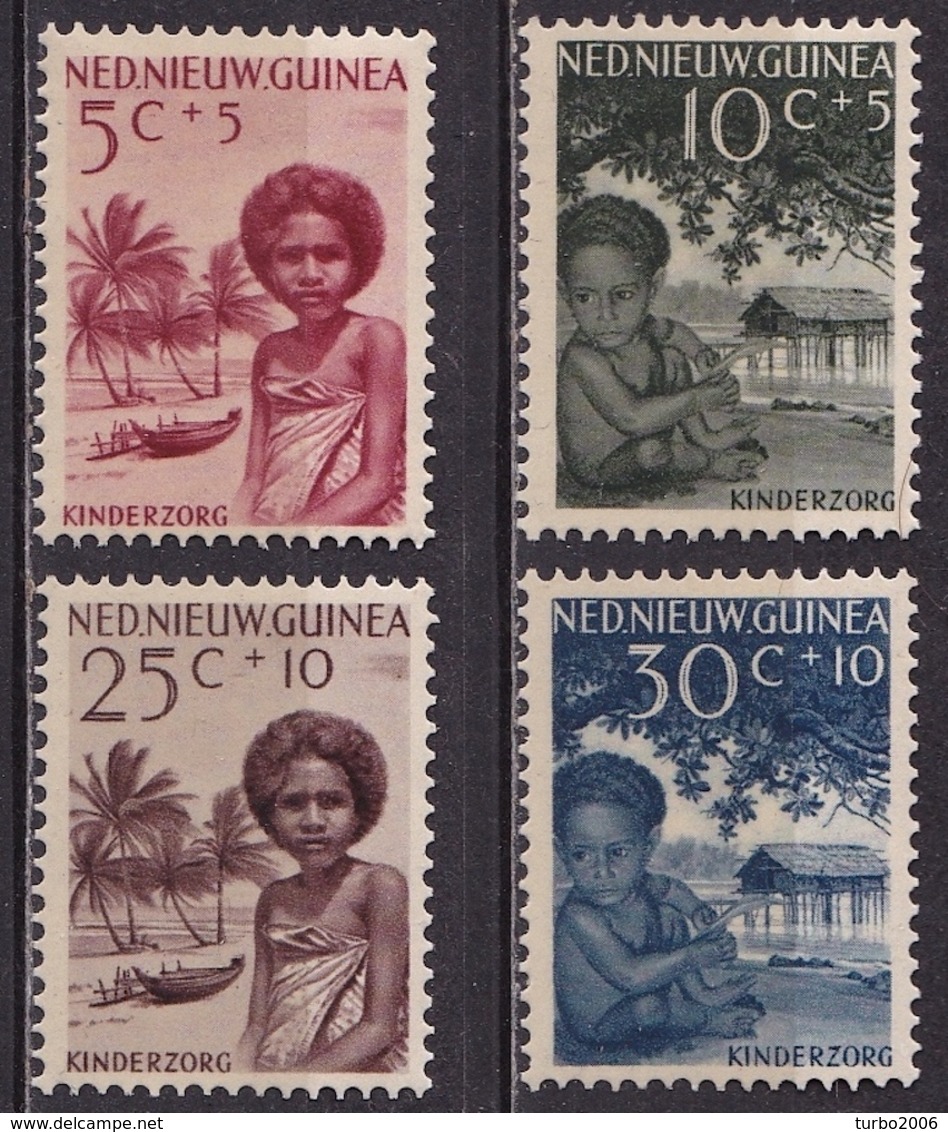 NNG 1957 Kinderzegels Complete Postfrisse Serie NVPH 45 / 48 - Netherlands New Guinea