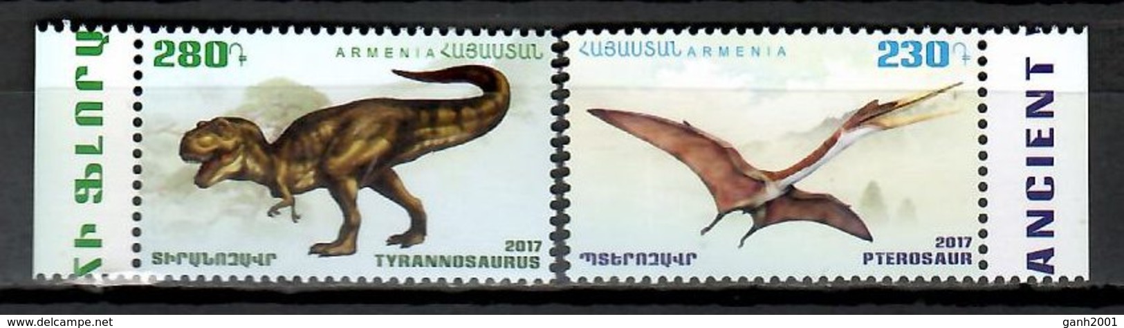 Armenia 2017 / Prehistoric Animals MNH Dinosaurios Prähistorischen Tieren / Cu9603  10 - Prehistóricos