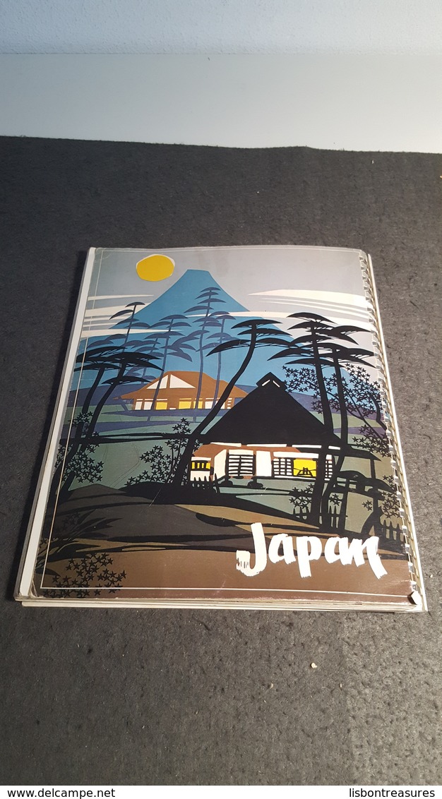 RARE VINTAGE VIEWS BOOK " JAPAN COLORFUL " TRAVEL GUIDE BOOK , WITH LOT OF PHOTOS - Asiatica