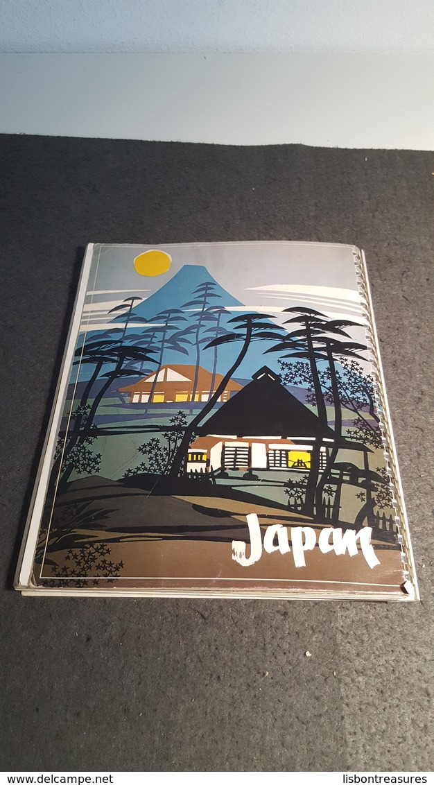 RARE VINTAGE VIEWS BOOK " JAPAN COLORFUL " TRAVEL GUIDE BOOK , WITH LOT OF PHOTOS - Asia