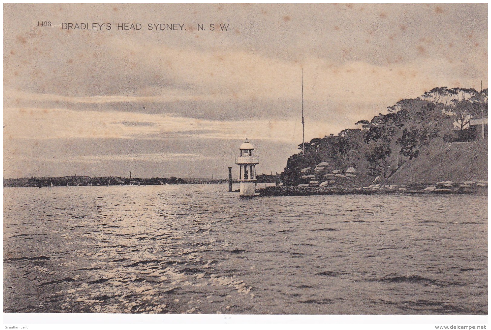 Lighthouse, Bradley's Head, Sydney, New South Wales - Vintage PC Unused - Sydney
