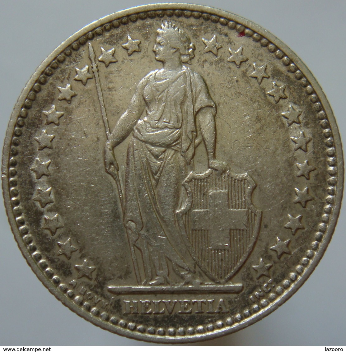 Switzerland 2 Francs 1940 XF - Silver - Otros & Sin Clasificación