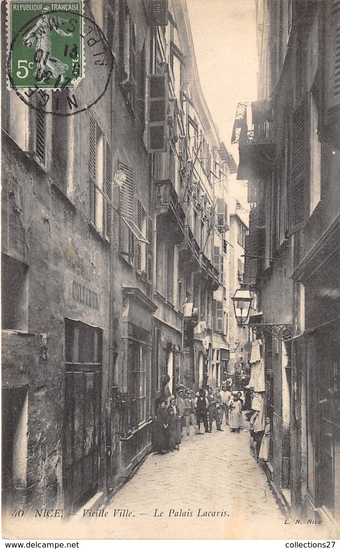 06-NICE-VIEILLE VILLE, LE PALAIS LACARIS - Life In The Old Town (Vieux Nice)