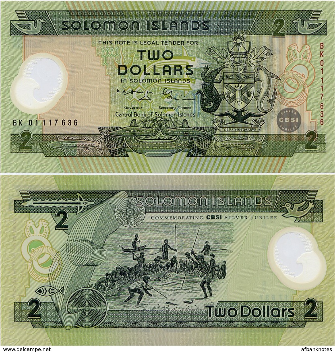 SOLOMON IS.        2 Dollars       Comm.     P-23       (20)01       UNC - Salomons