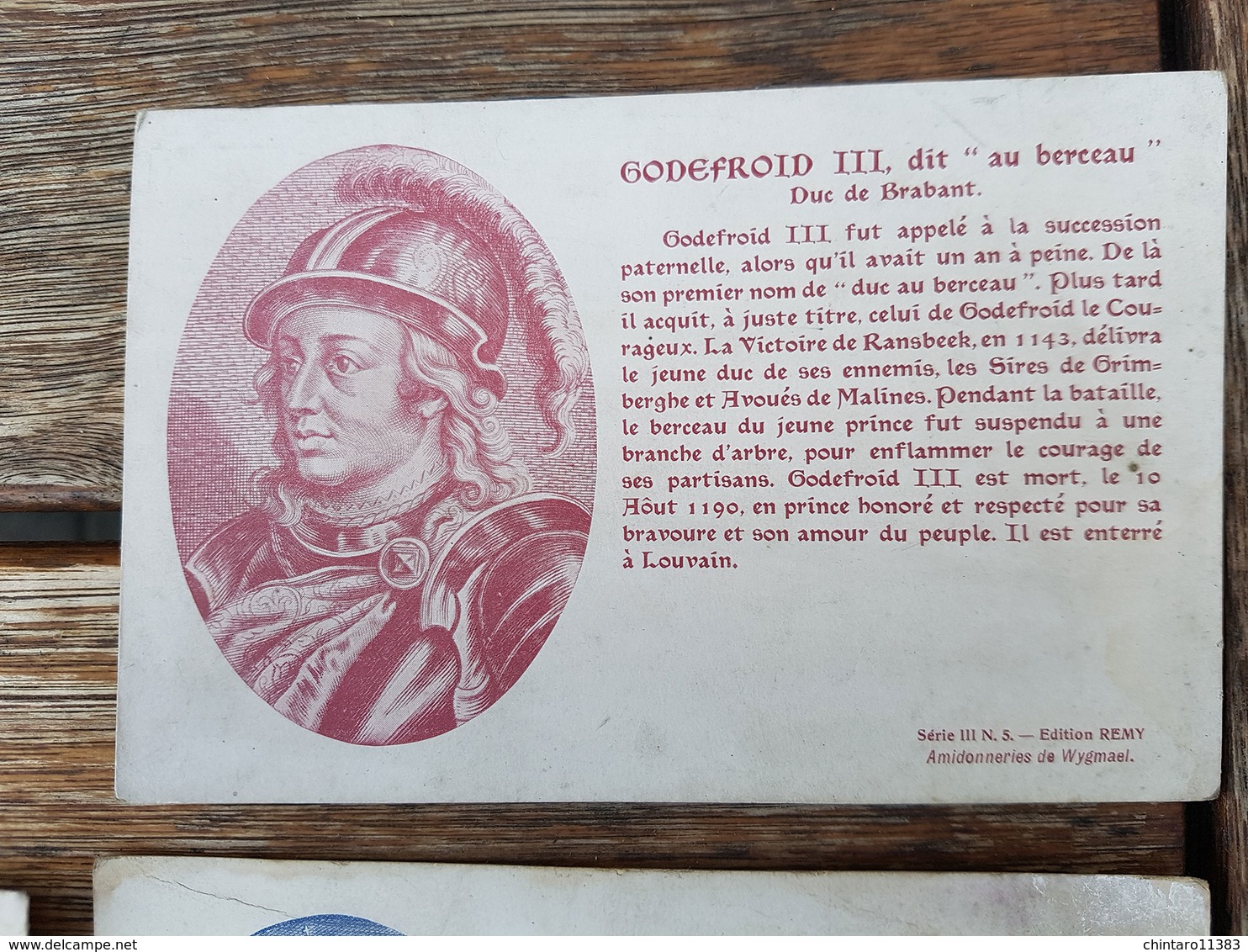 7 CP's Amidon Rémy Ducs/Comtes Et Empereurs "Henri II, III & IV, Godefroid II, III & Le Barbu, Ferdinand III" - History