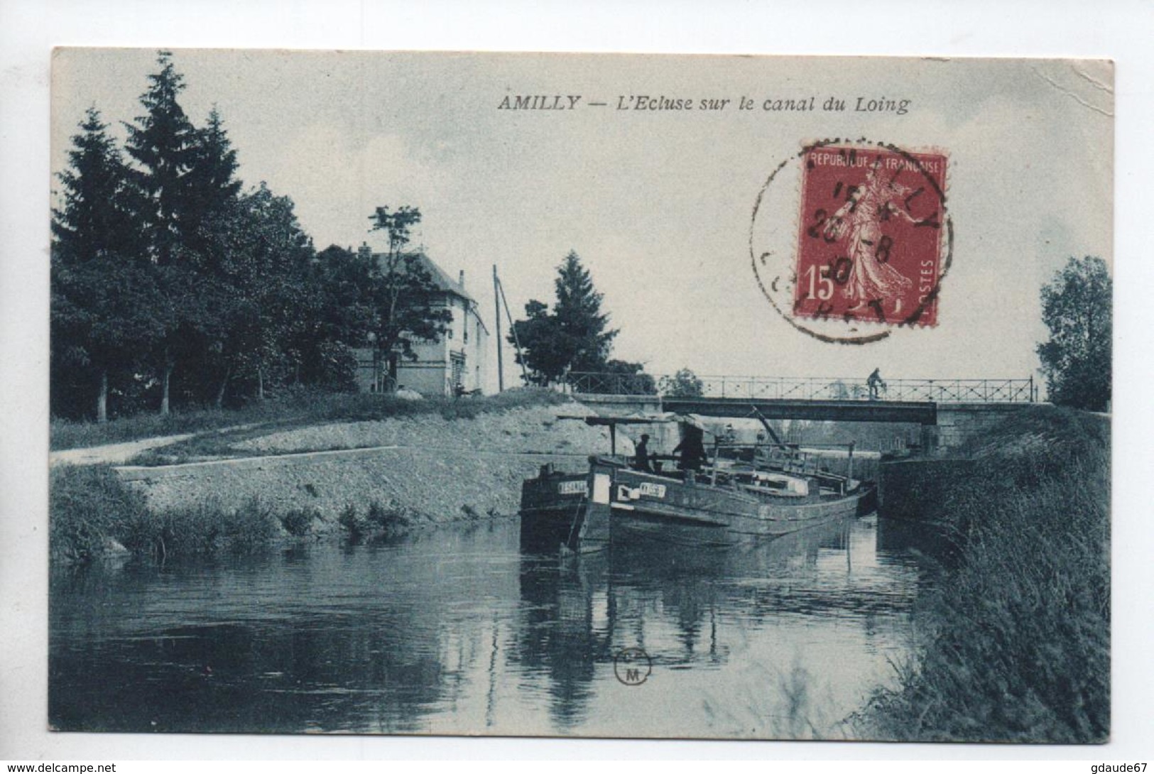 AMILLY (45) - L'ECLUSE SUR LE CANAL DU LOING - Amilly