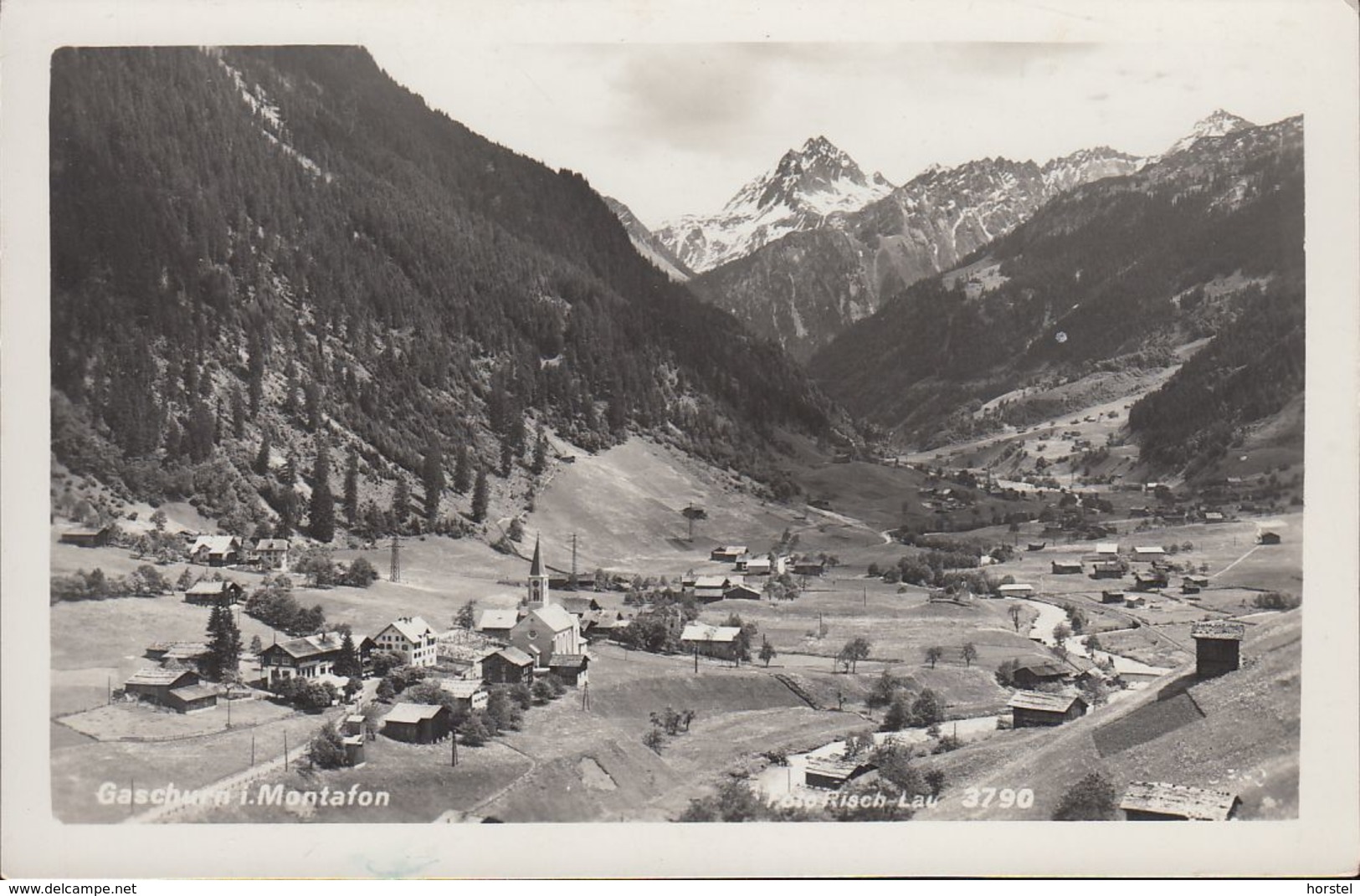 Austria - 6793 Gaschurn - Im Montafon - Ortsansicht Um 1953 - Gaschurn