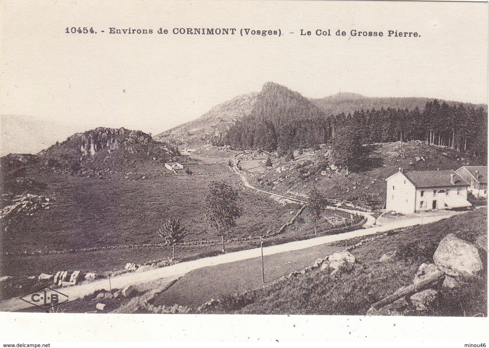 ENV.CORNIMONT : LE COL DE GROSSE PIERRE .N.CIRCULEE.T.T.B.ETAT.PETIT PRIX.COMPAREZ!!! - Cornimont