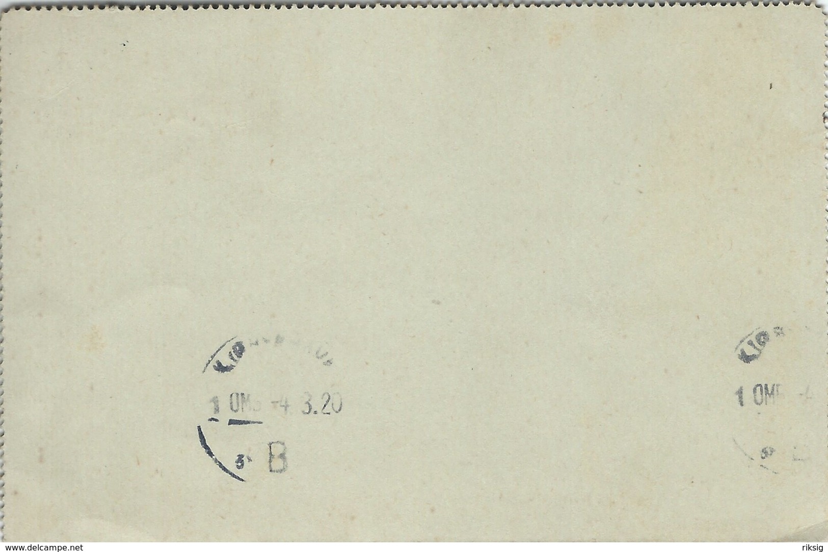 Sweden - Kortbrev Stationery.  Used 1920   Sent To Denmark   S-4338 - Postal Stationery