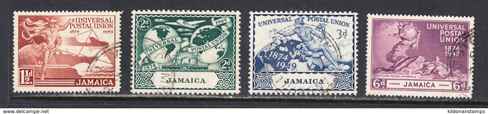 Jamaica 1949 UPU, Cancelled, Sc# 145-148, SG 142-145 - Jamaica (...-1961)