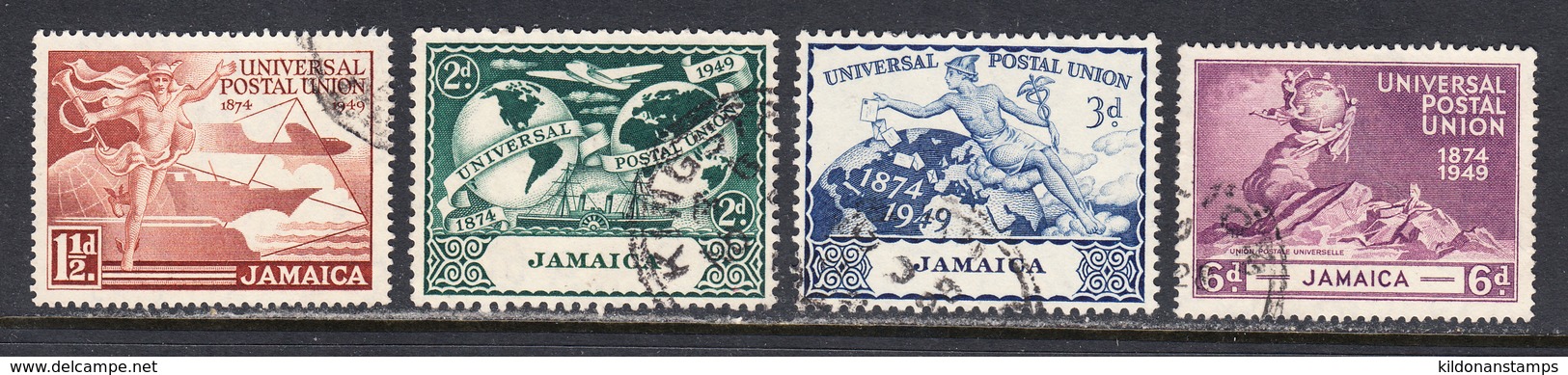 Jamaica 1949 UPU, Cancelled, Sc# 145-148, SG 142-145 - Giamaica (...-1961)