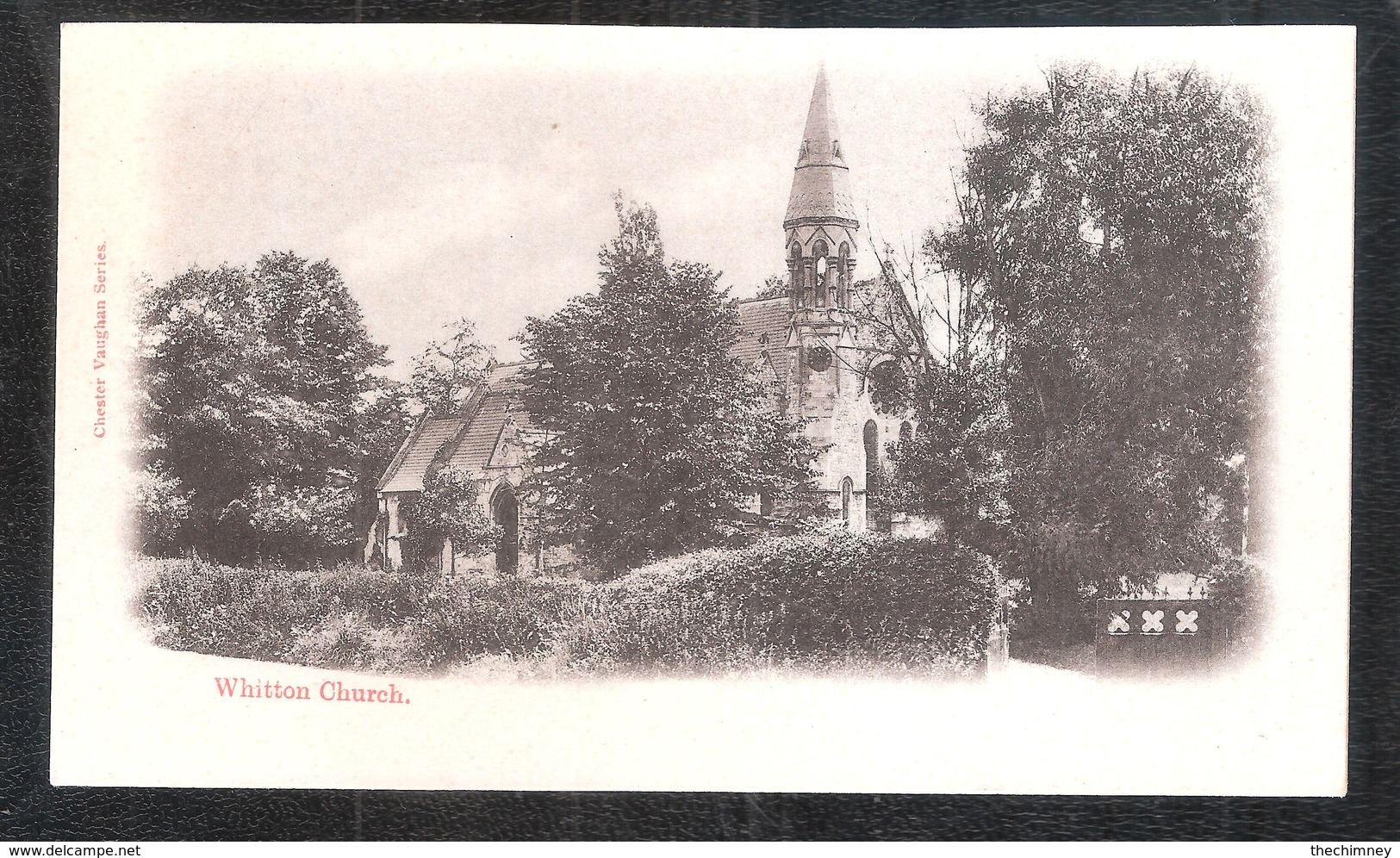 HOUNSLOW WHITTON CHURCH FROM WHITTON WOOD Chester Vaughan Series UNUSED - Middlesex