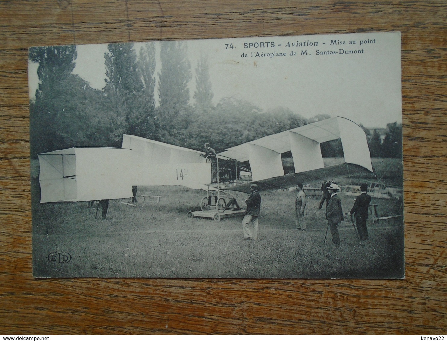 Aviation , Mise Au Point De L'aéroplane De M. Santos-dumont - ....-1914: Vorläufer