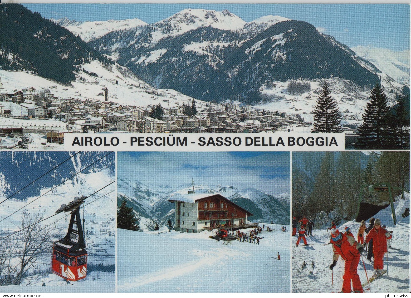 Airolo -Pesciüm - Sasso Della Boggia Im Winter En Hiver - Photo: Engelberger - Airolo