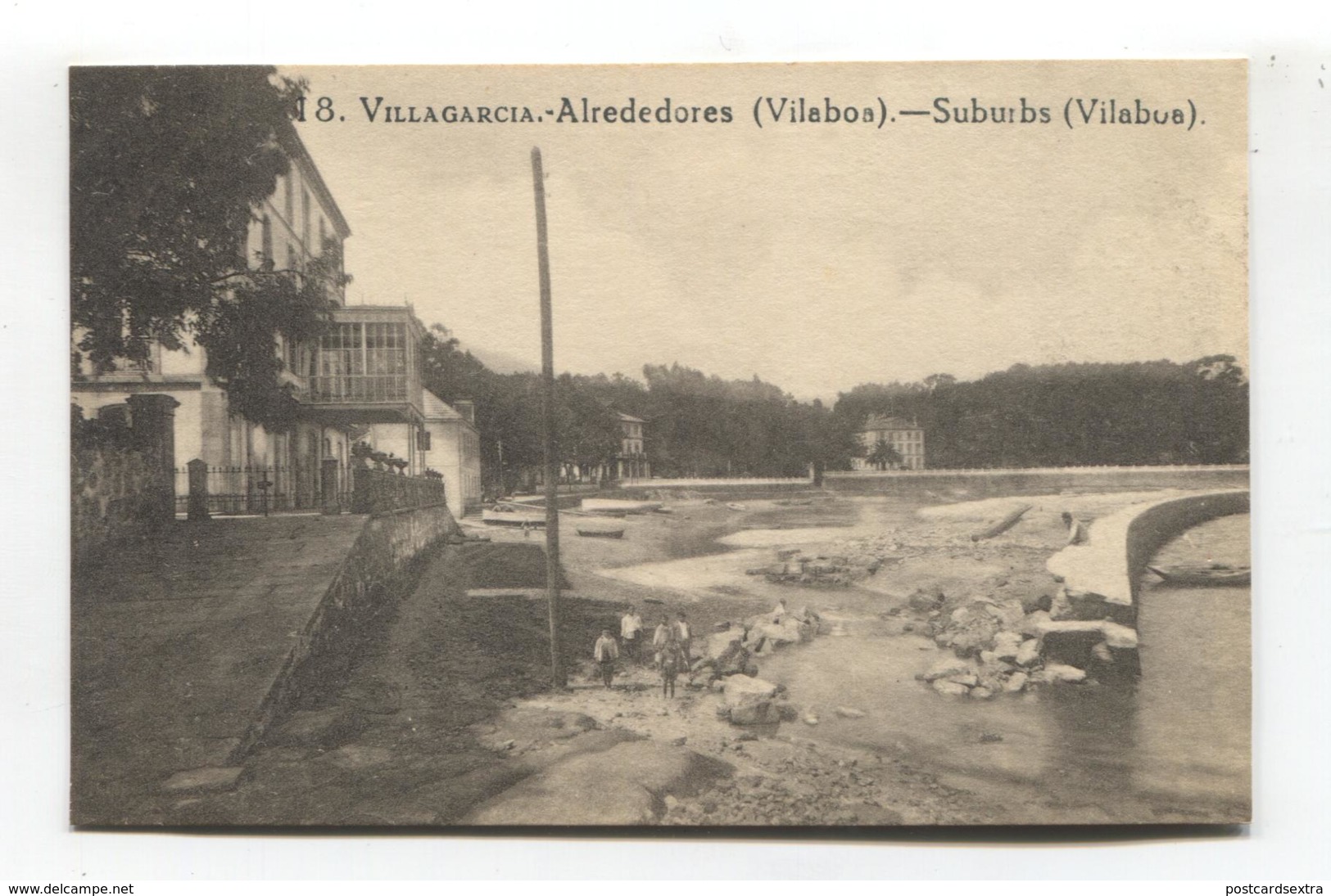 Vilagarcía De Arousa / Villagarcía - Alrededores (Vilaboa) - Old Spain Postcard - Pontevedra