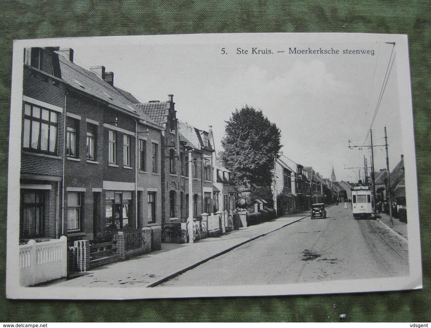 STE KRUIS - MOERKERKSCHE STEENWEG ( Tram - Scan Recto/verso ) - Brugge