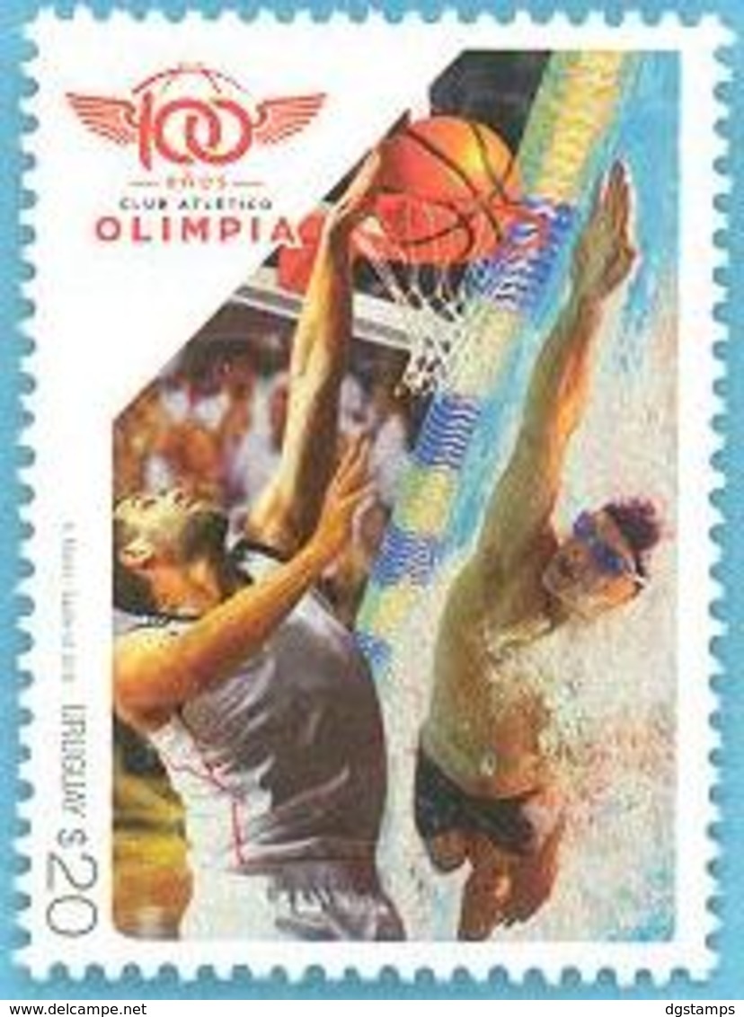 Uruguay 2018 ** Centenario Club Atlético Olimpia. Baloncesto. Basketball. - Uruguay