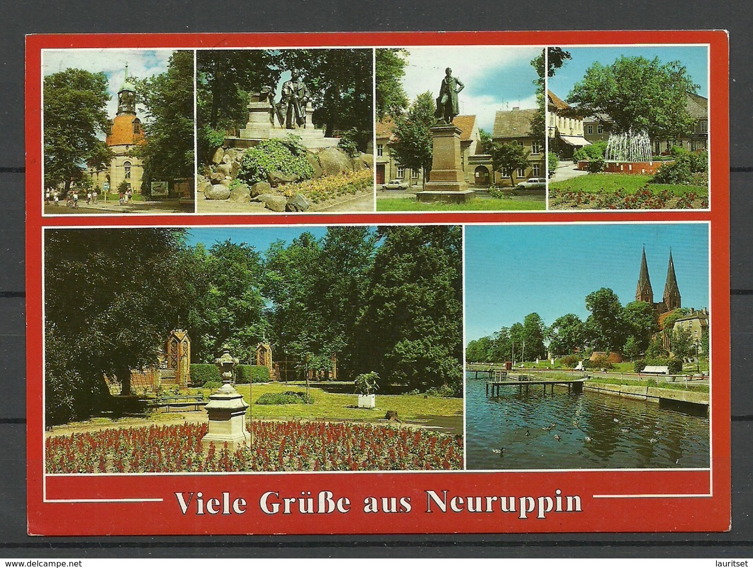 Deutschland Ansichtskarte NEURUPPIN (gesendet, Mit Briefmarke) - Neuruppin