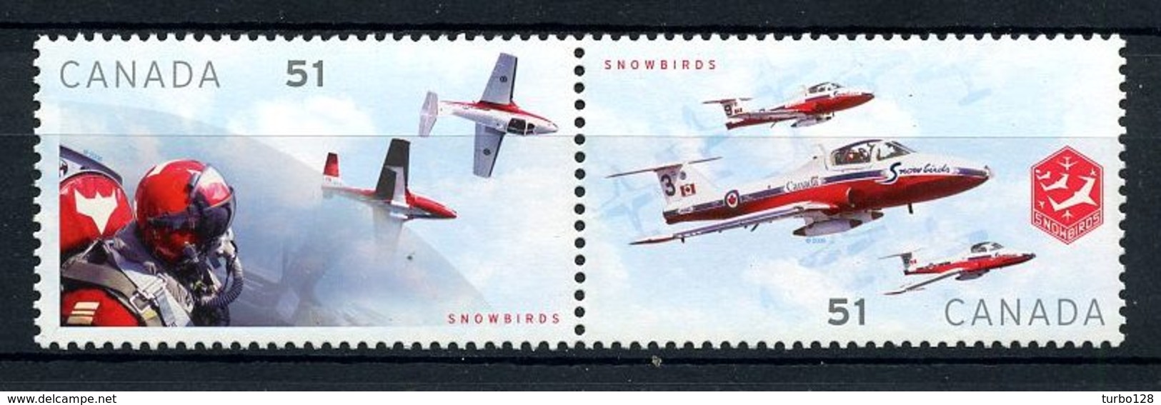 CANADA 2006 N° 2225/2226 ** Neufs MNH Superbes C 2 € Avions Planes Patrouille Snowbirds Armée De L'air Transports - Nuevos
