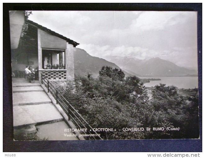 LOMBARDIA -COMO- RISTORANTE CROTTONE CONSIGLIO DI RUMO -F.G. LOTTO N°244 - Como