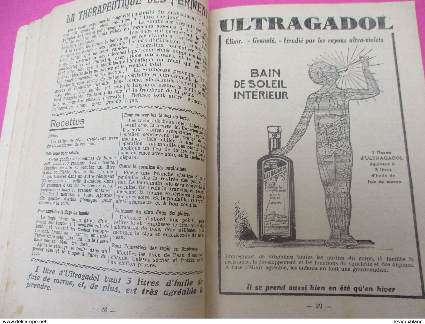 Pharmacie/L'Almanach De L'URODONAL/ Vous Promet Des Prodiges De Santé/Artério-sclérose /   1932              CAL394 - Small : 1921-40