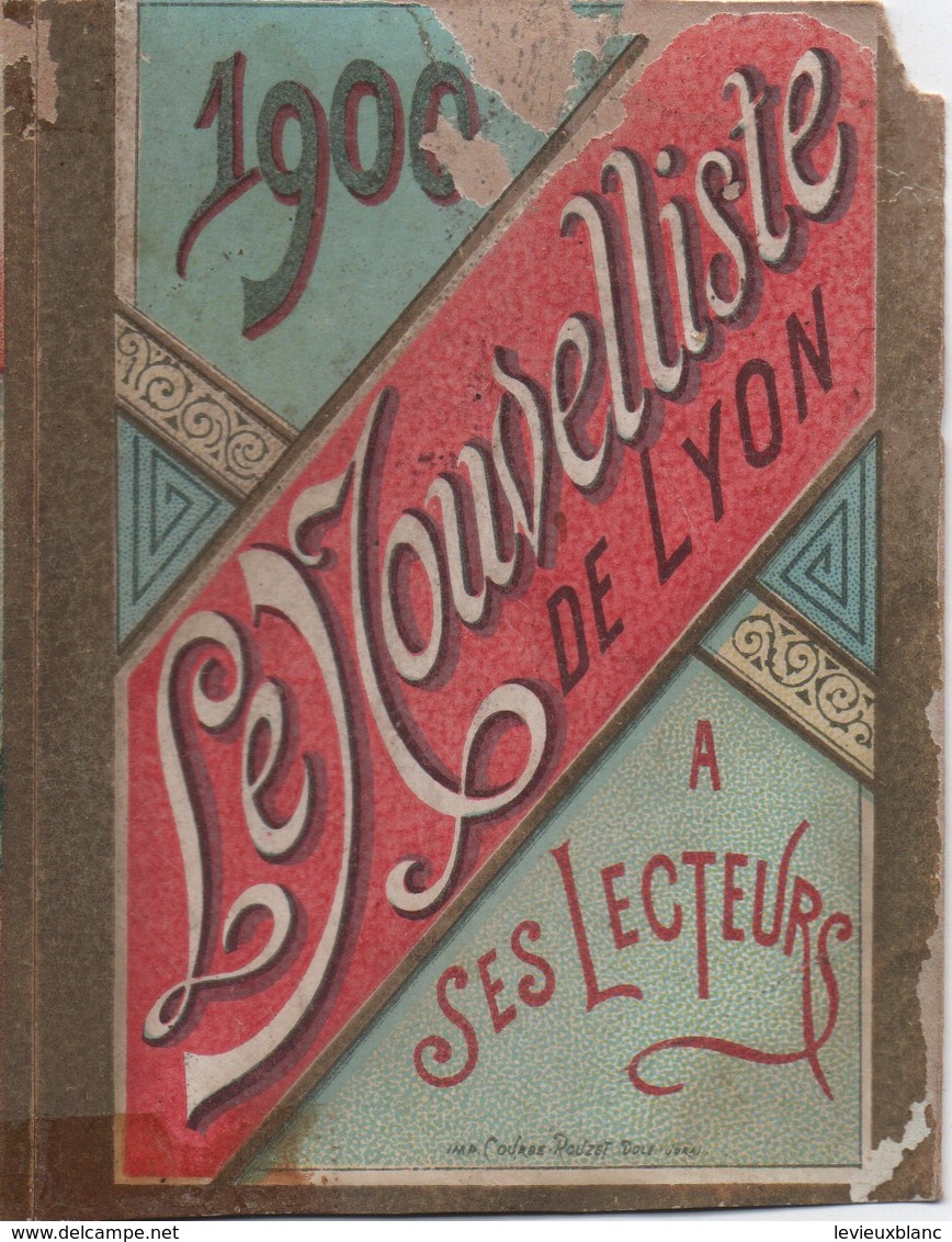 PRESSE/ Petit Calendrier De Poche/Le Nouvelliste De Lyon/Le Commandant Marchand à Fashoda/ Dôle/Jura/1900      CAL401 - Klein Formaat: ...-1900