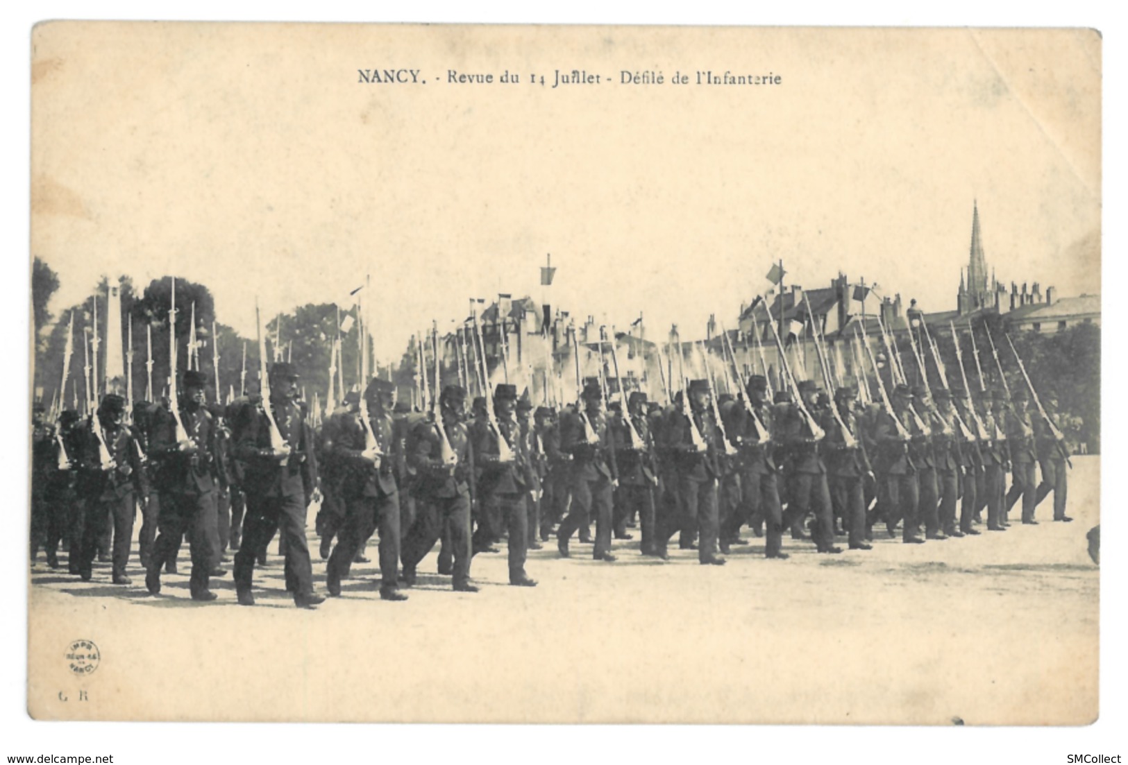 54 Nancy, Revue Du 14 Juillet, Défilé De L'infanterie (A5p25) - Nancy