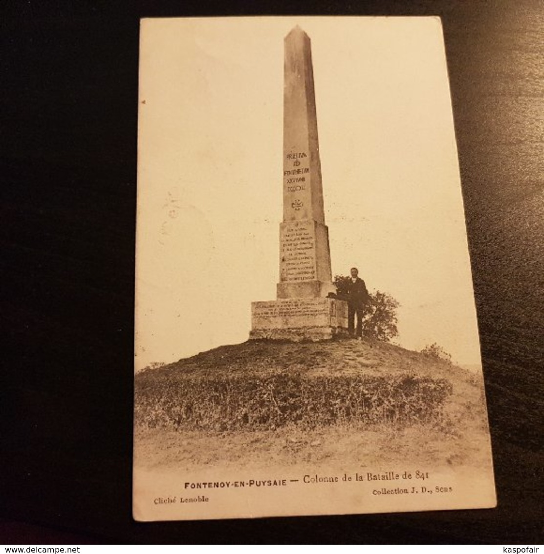 Monument Colonne De La Bataille De 841 Fontenoy-en-Puysaie - Autres & Non Classés